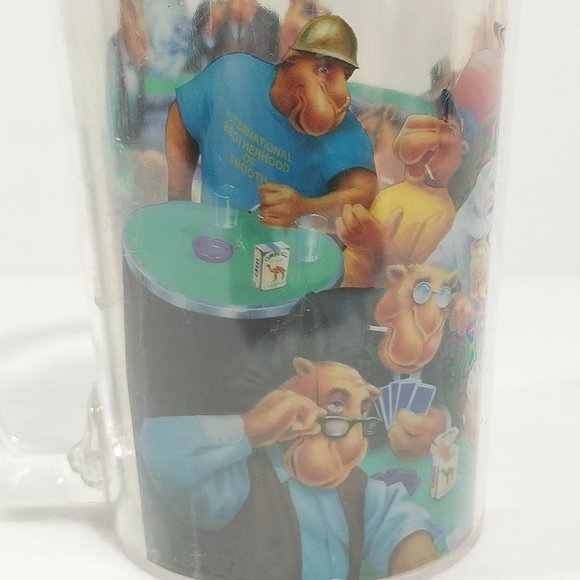 Vintage Thermoserv Clear Plastic Camel Drinking Mug 1991 CAMEL JOE #1311 - Picture 2 of 10